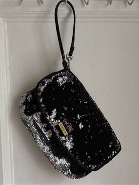 Coach Reversible Sequin Clutch Wristlet
